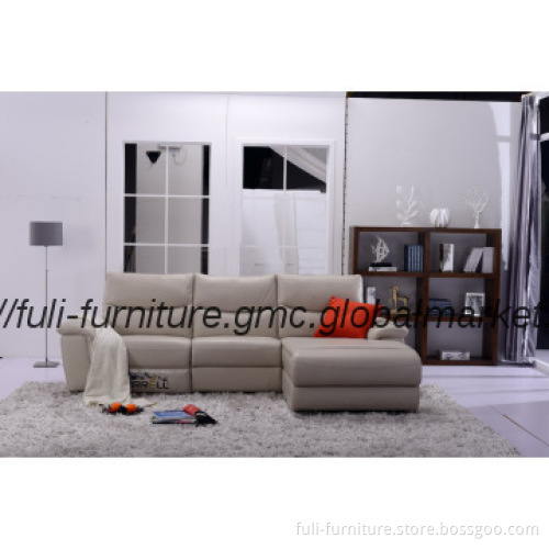 Living Room Simple Leather Recliner Sofa Corner Sofa set